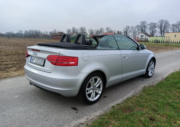 Audi A3 cena 25400 przebieg: 253900, rok produkcji 2010 z Gostynin małe 326